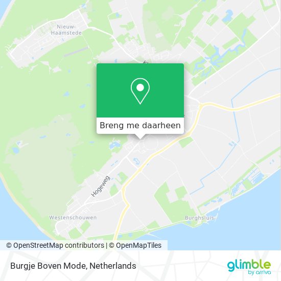Burgje Boven Mode kaart