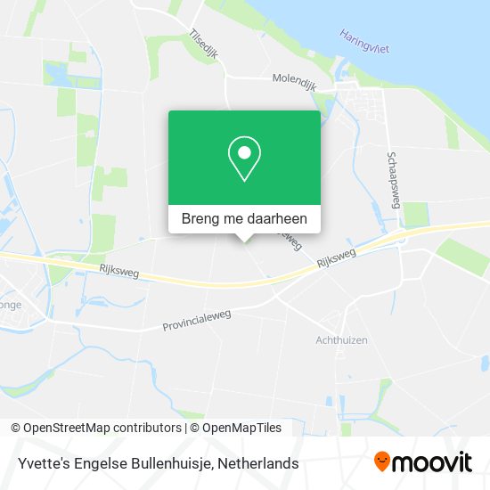 Yvette's Engelse Bullenhuisje kaart