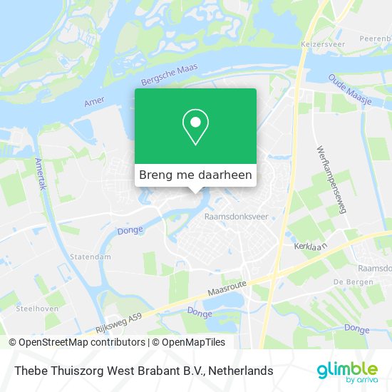 Thebe Thuiszorg West Brabant B.V. kaart