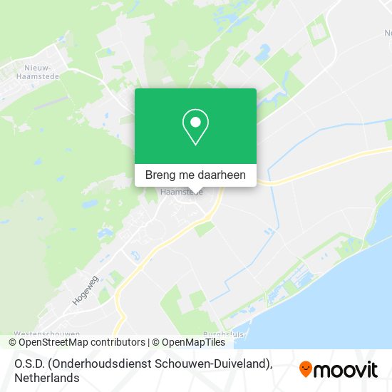 O.S.D. (Onderhoudsdienst Schouwen-Duiveland) kaart