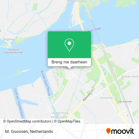 M. Goossen kaart