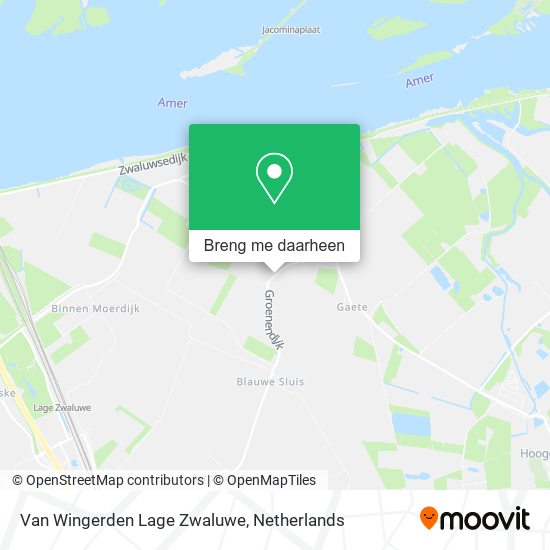 Van Wingerden Lage Zwaluwe kaart