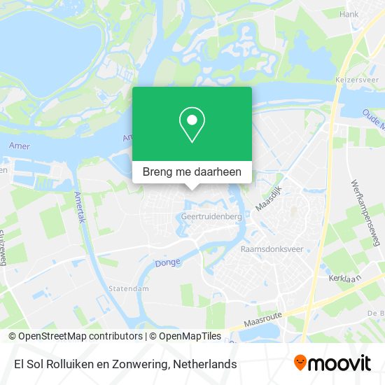 El Sol Rolluiken en Zonwering kaart