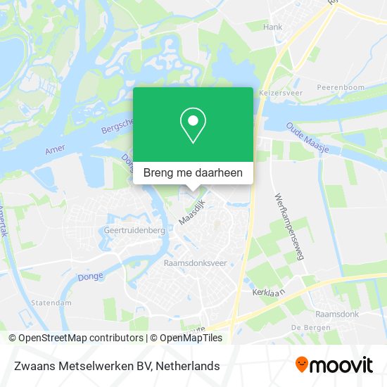 Zwaans Metselwerken BV kaart