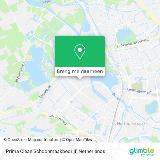 Prima Clean Schoonmaakbedrijf kaart