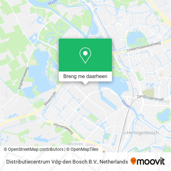 Distributiecentrum Vdg-den Bosch B.V. kaart