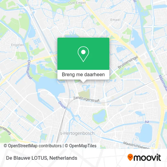 De Blauwe LOTUS kaart