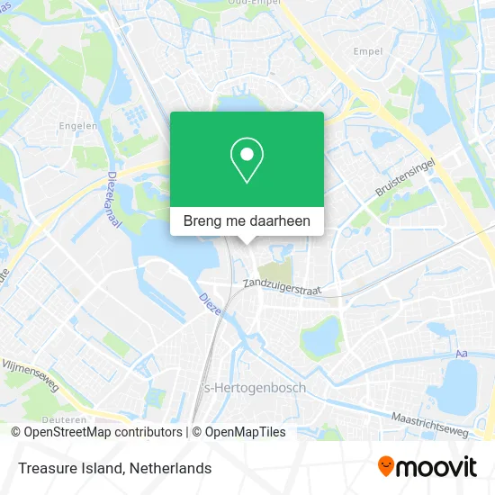 Treasure Island kaart