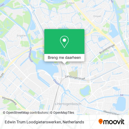 Edwin Trum Loodgieterswerken kaart