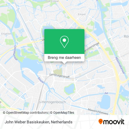John Weber Basiskeuken kaart