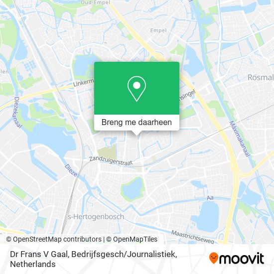 Dr Frans V Gaal, Bedrijfsgesch / Journalistiek kaart