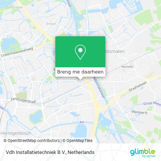 Vdh Installatietechniek B.V. kaart