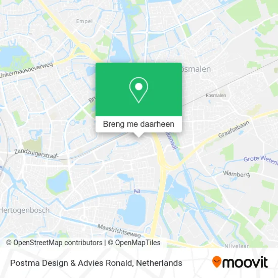 Postma Design & Advies Ronald kaart