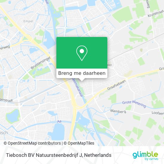 Tiebosch BV Natuursteenbedrijf J kaart