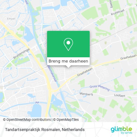 Tandartsenpraktijk Rosmalen kaart