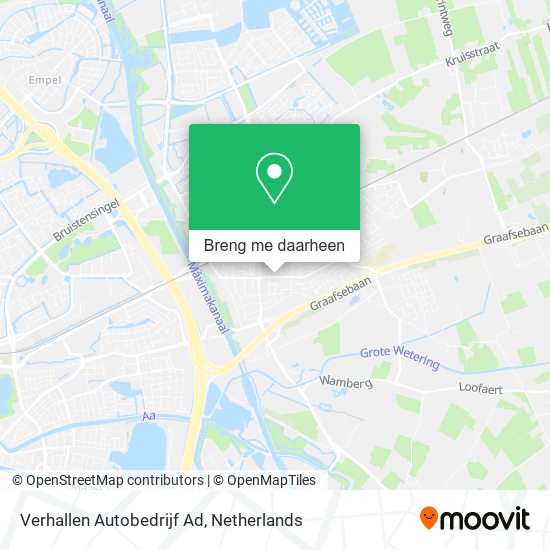 Verhallen Autobedrijf Ad kaart