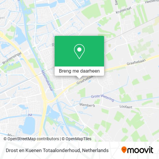 Drost en Kuenen Totaalonderhoud kaart