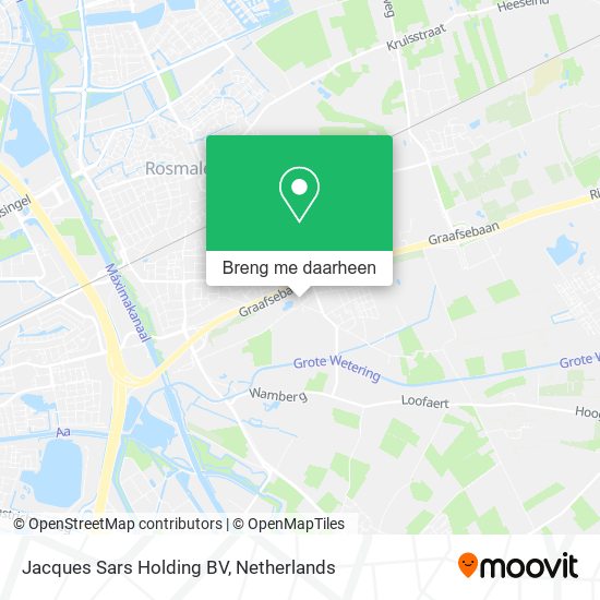 Jacques Sars Holding BV kaart