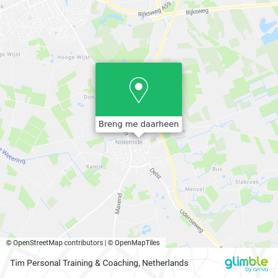 Tim Personal Training & Coaching kaart