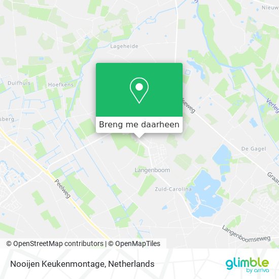 Nooijen Keukenmontage kaart