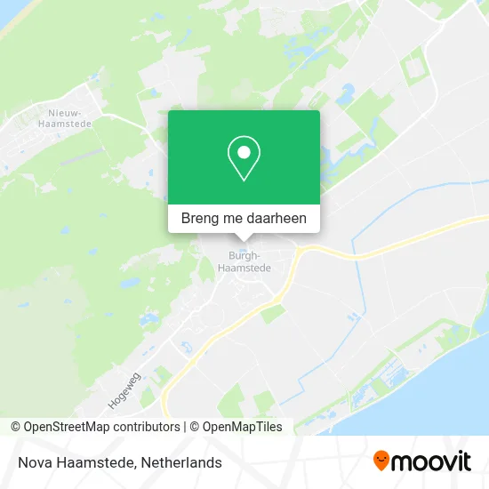 Nova Haamstede kaart