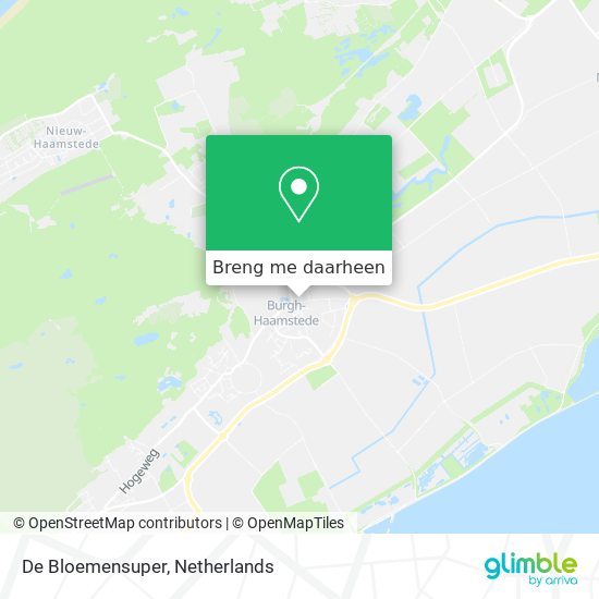 De Bloemensuper kaart