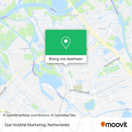 Djai Hoeblal Marketing kaart