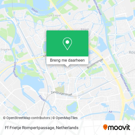 Ff Frietje Rompertpassage kaart
