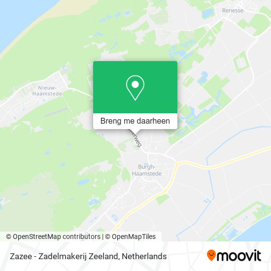 Zazee - Zadelmakerij Zeeland kaart
