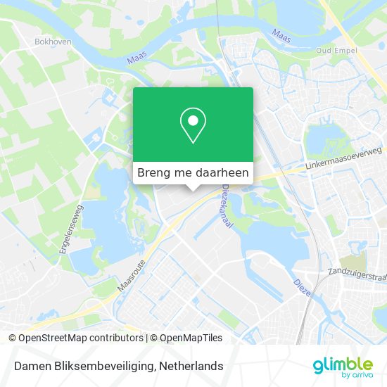 Damen Bliksembeveiliging kaart