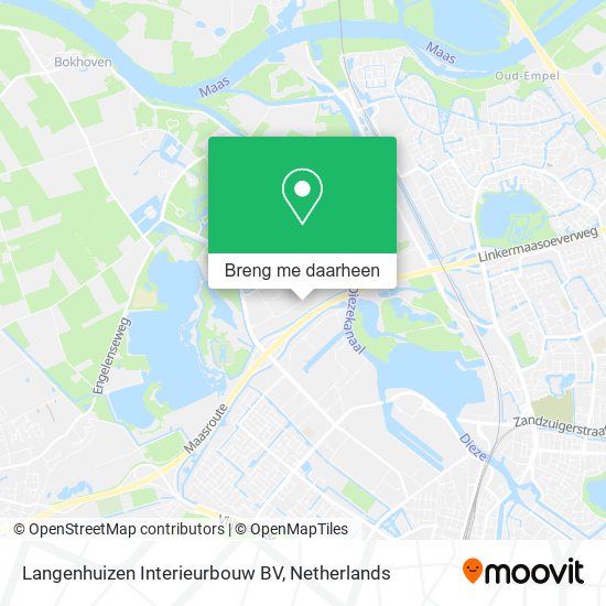 Langenhuizen Interieurbouw BV kaart