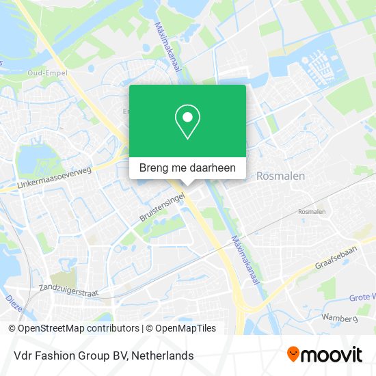 Vdr Fashion Group BV kaart