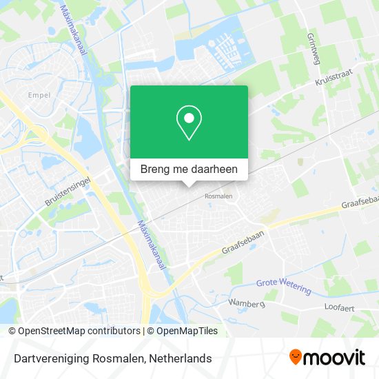 Dartvereniging Rosmalen kaart