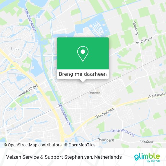 Velzen Service & Support Stephan van kaart