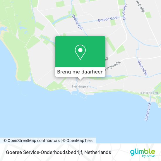 Goeree Service-Onderhoudsbedrijf kaart