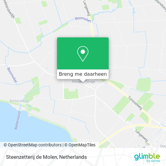 Steenzetterij de Molen kaart