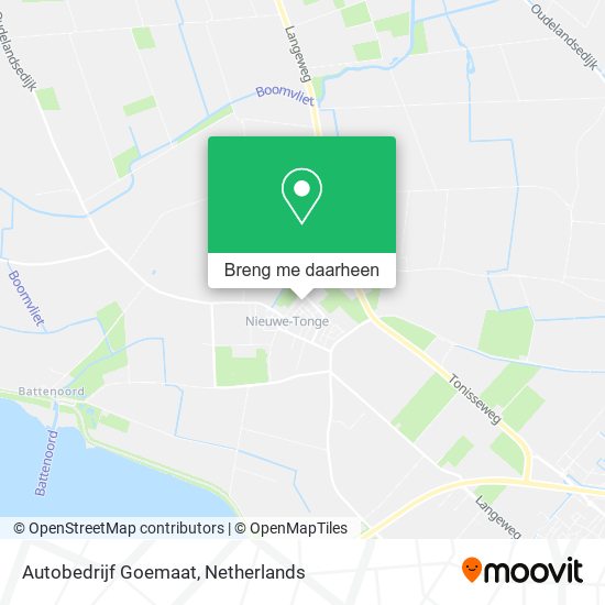 Autobedrijf Goemaat kaart
