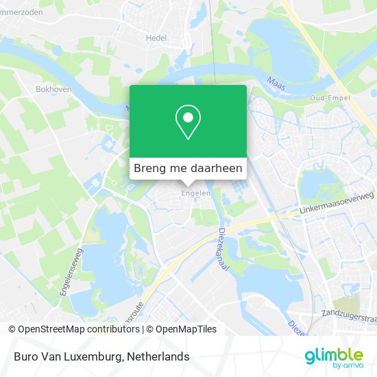 Buro Van Luxemburg kaart