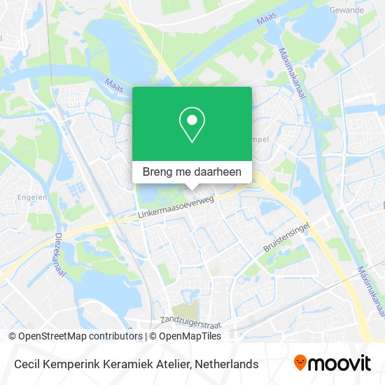 Cecil Kemperink Keramiek Atelier kaart