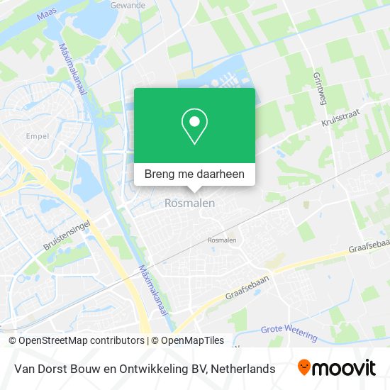 Van Dorst Bouw en Ontwikkeling BV kaart