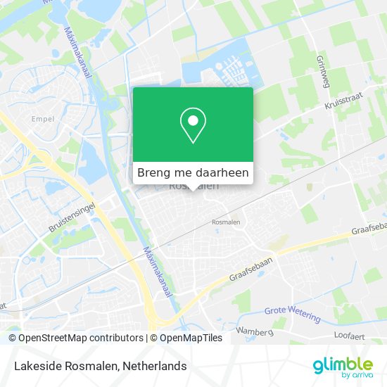 Lakeside Rosmalen kaart