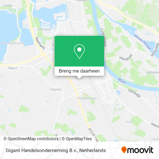 Gigant Handelsonderneming B.v. kaart