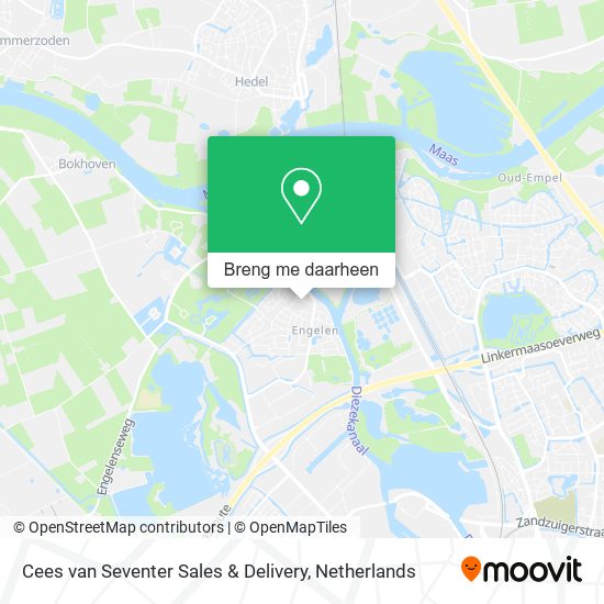 Cees van Seventer Sales & Delivery kaart