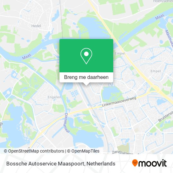 Bossche Autoservice Maaspoort kaart