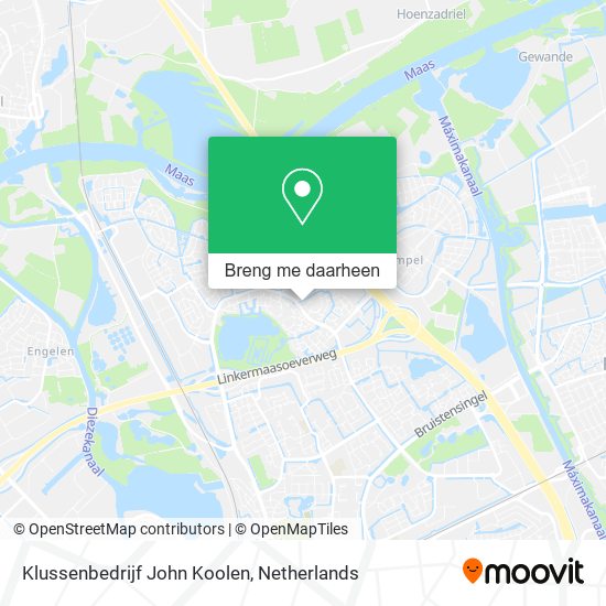 Klussenbedrijf John Koolen kaart