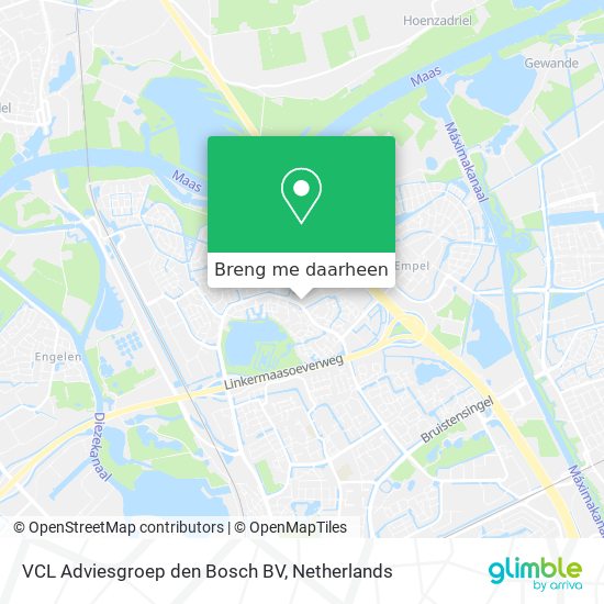 VCL Adviesgroep den Bosch BV kaart