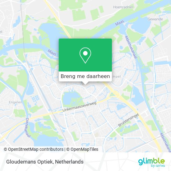 Gloudemans Optiek kaart