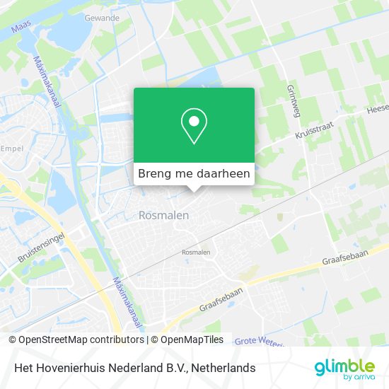 Het Hovenierhuis Nederland B.V. kaart