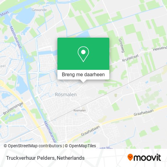 Truckverhuur Pelders kaart