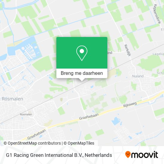 G1 Racing Green International B.V. kaart
